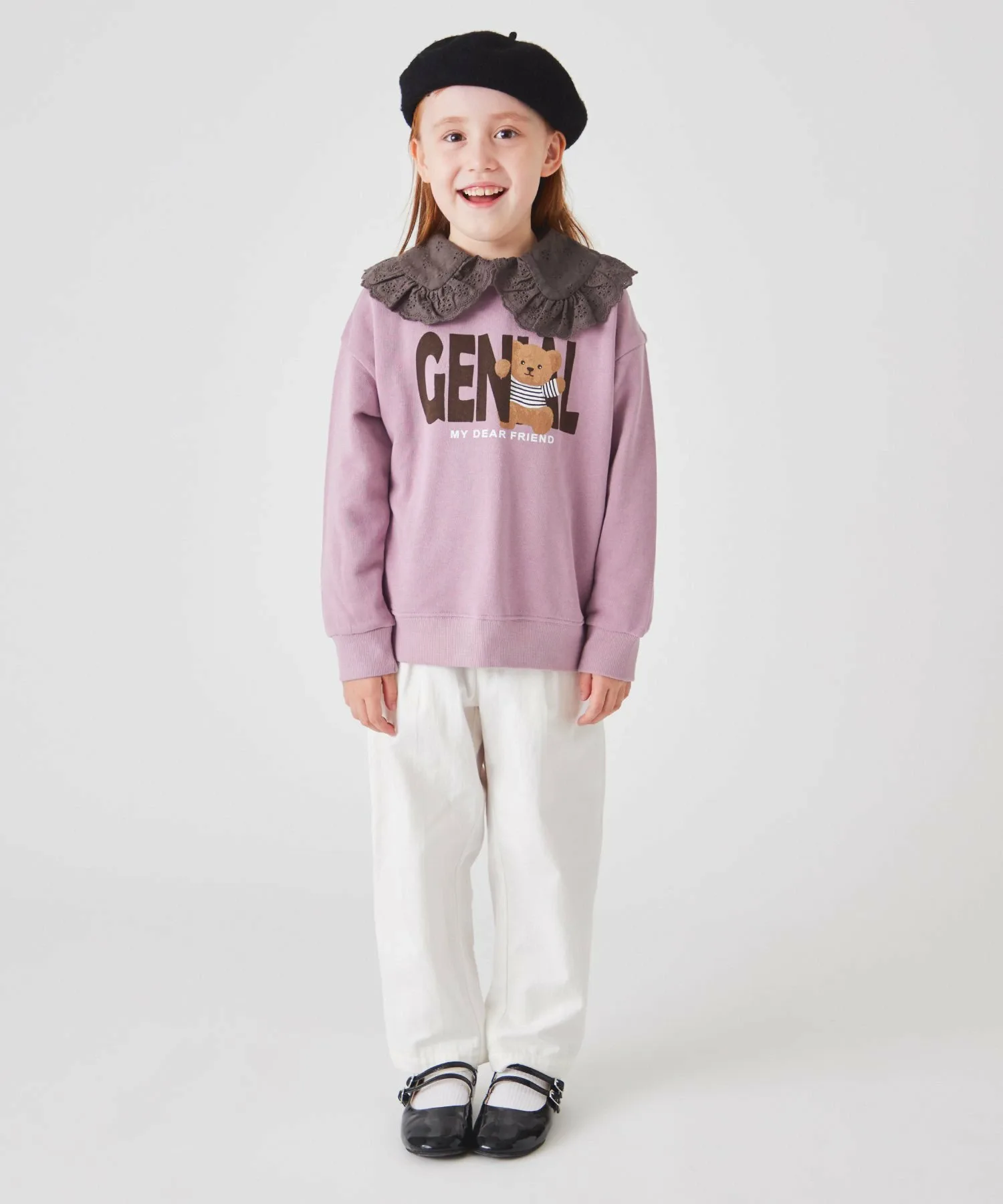 Толстовка с принтом Ever Closet, Lavender (bear logo) — фото 2