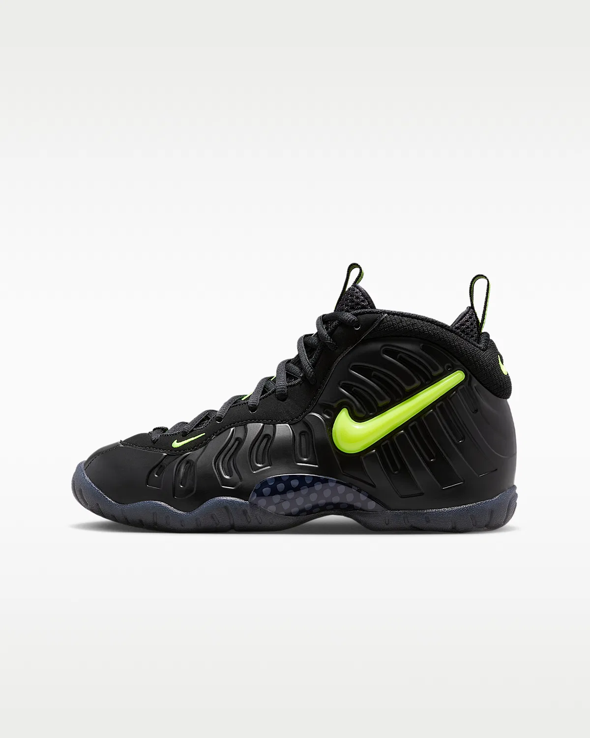 Кроссовки Nike Little Posite Pro для детей, Black/Voltage Yellow