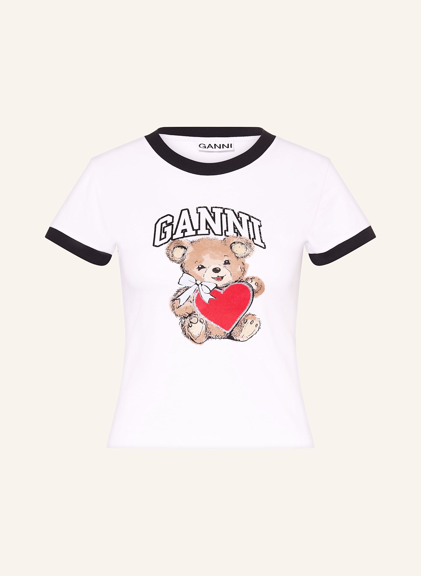 

Футболка Ganni, мультиколор