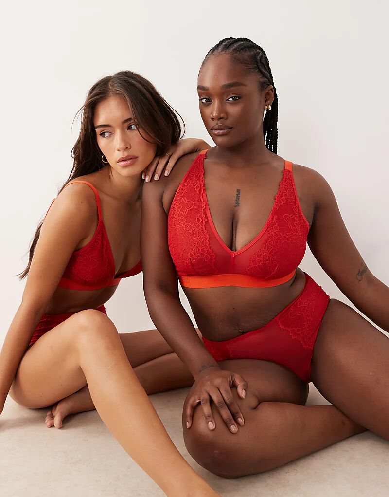 

Кружевной бюстгальтер-бралетт Lemonade Dolls Synergy с сеткой и ягодами годжи