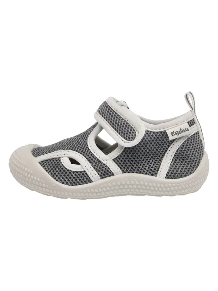Босоножки с застежкой-липучкой, Playshoes, антрацит — фото 2