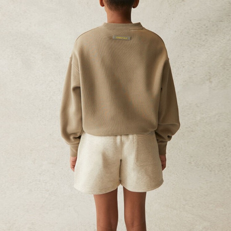 Детская толстовка Fear Of God Essentials, цвет Moss — фото 4