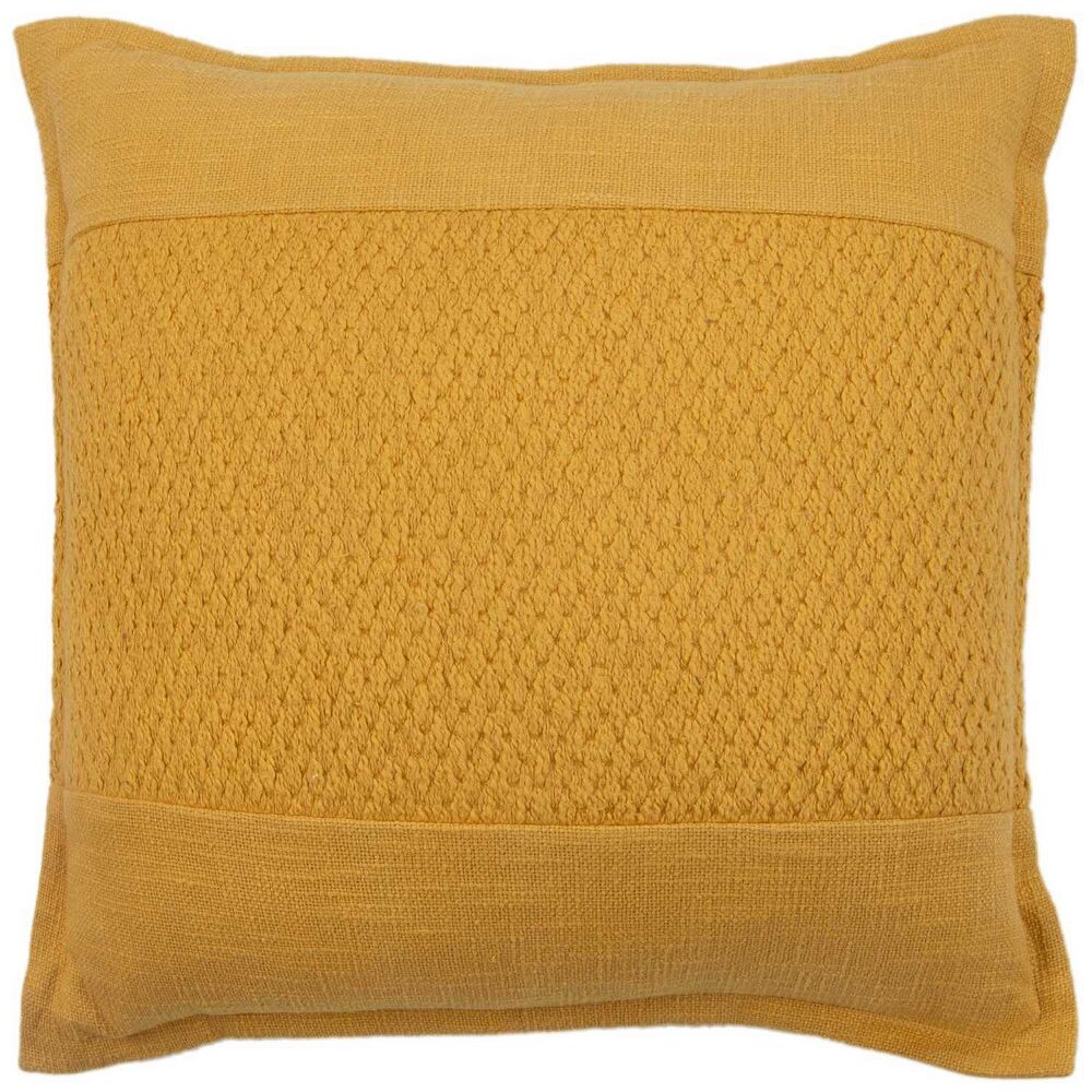 

Декоративная подушка Rizzy Home Cleo, желтый