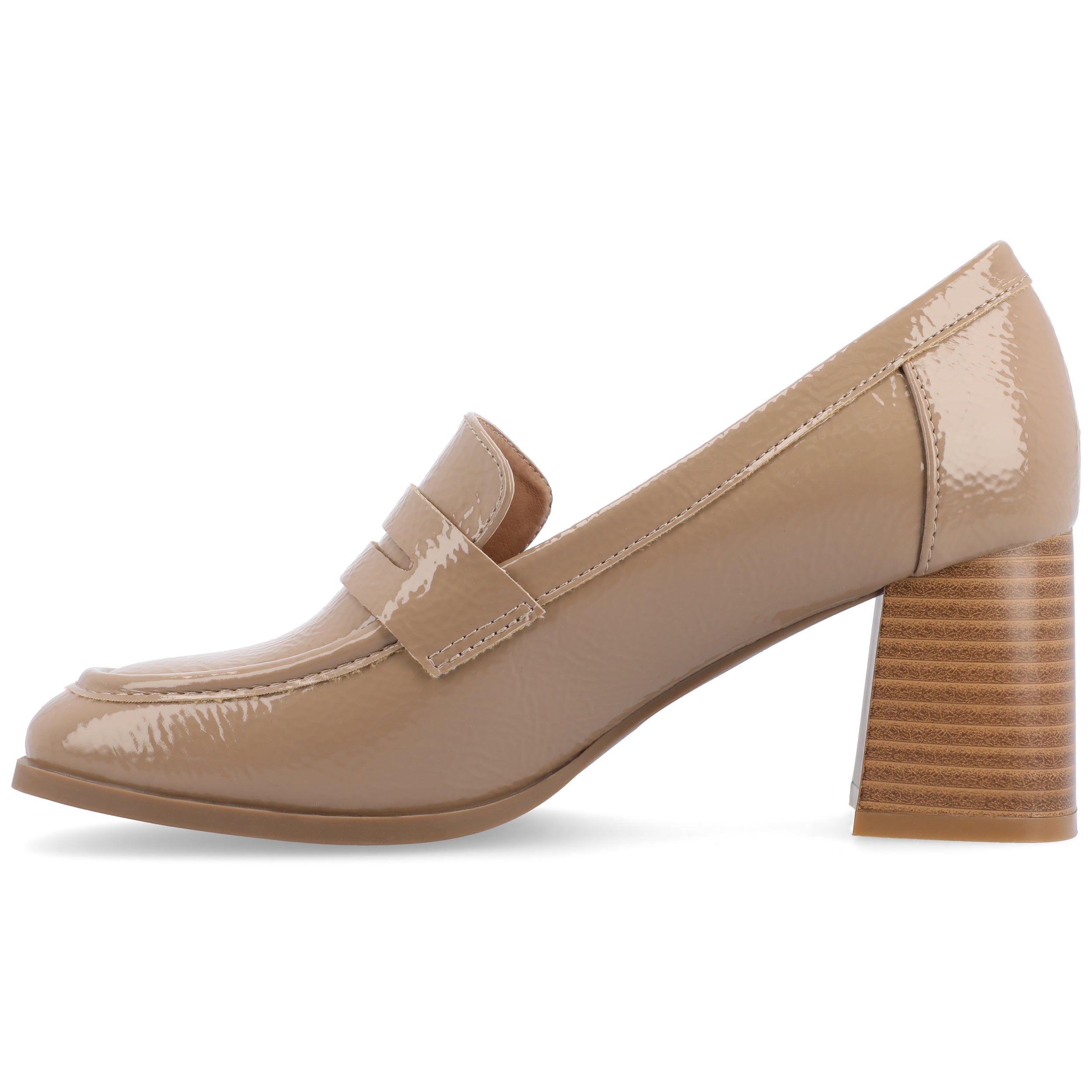 Женские туфли-лодочки Tru Comfort Foam Malleah из коллекции Journee, цвет patent/taupe — фото 2