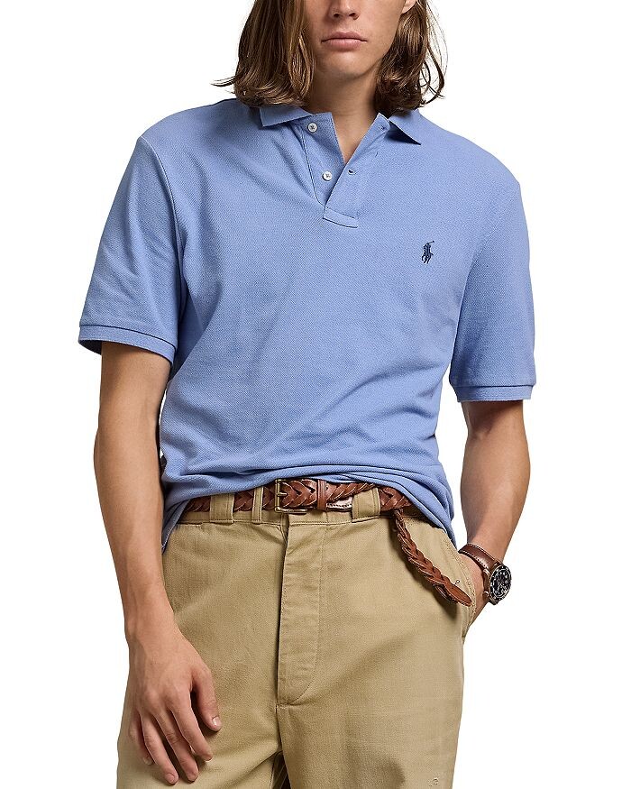 

Рубашка поло узкого кроя Polo Ralph Lauren Custom, синий