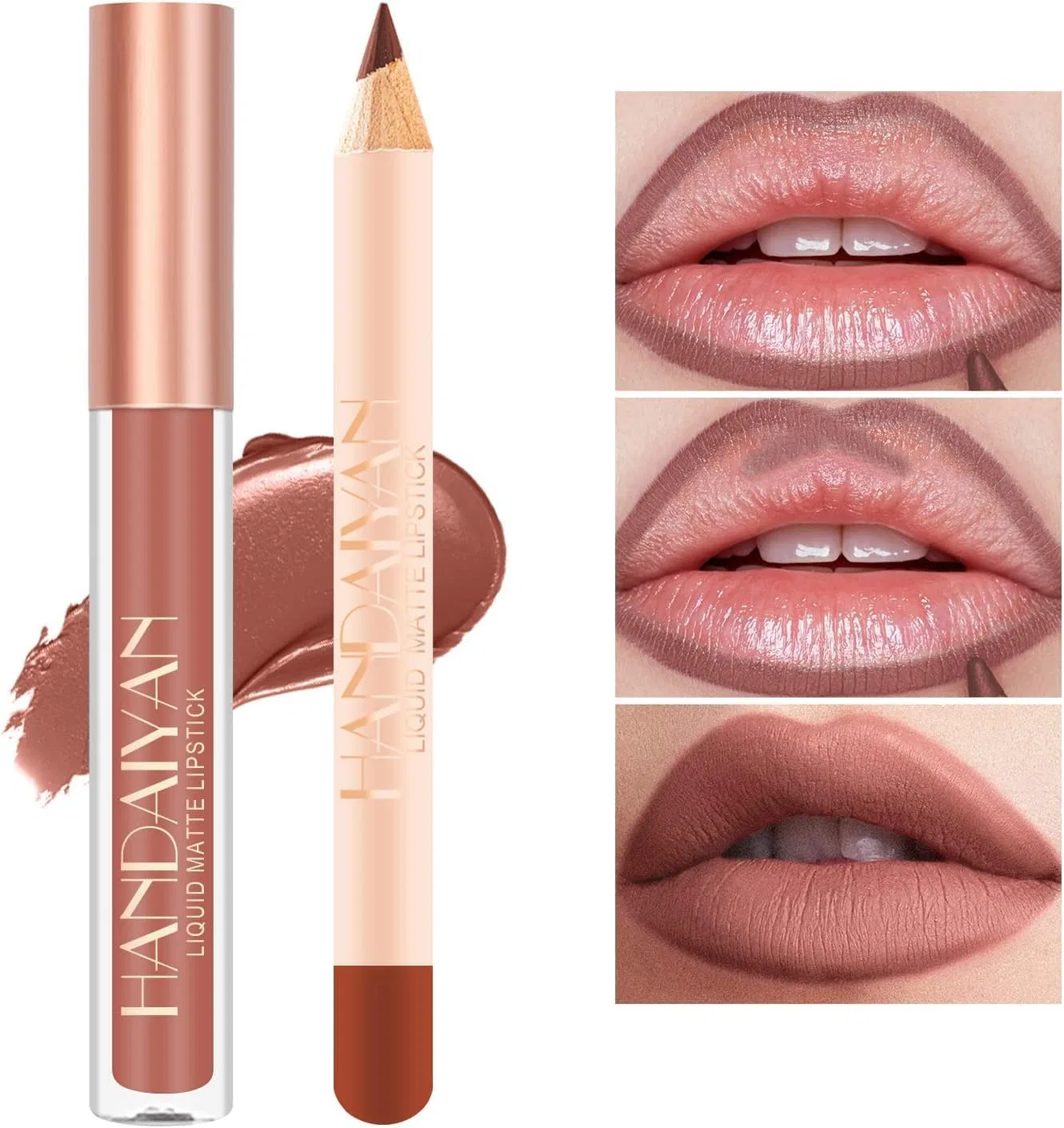 Набор для губ матовый Beauty Searcher 08 красный