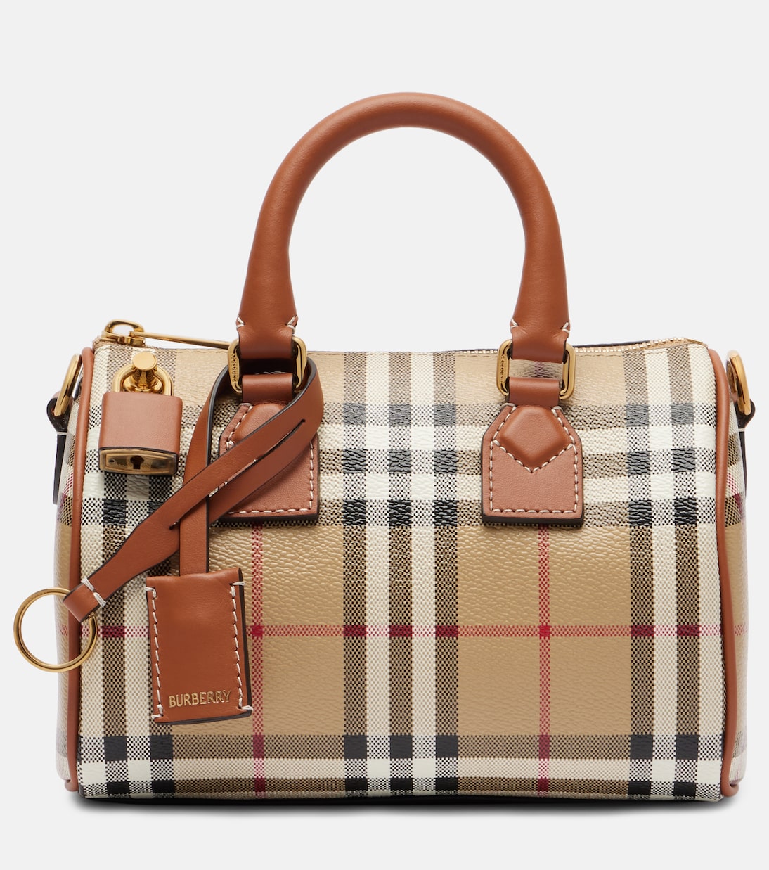 

Мини-сумка Burberry Check Burberry, Briar Brown
