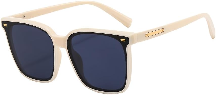 

Ретро-солнцезащитные очки квадратной формы с поляризацией для женщин и мужчин, винтажные прямоугольные солнцезащитные очки UV400, модные классические солнцезащитные очки MAZNVISO, Beige