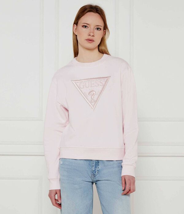

Свитер Regular fit Guess Jeans, коричневый