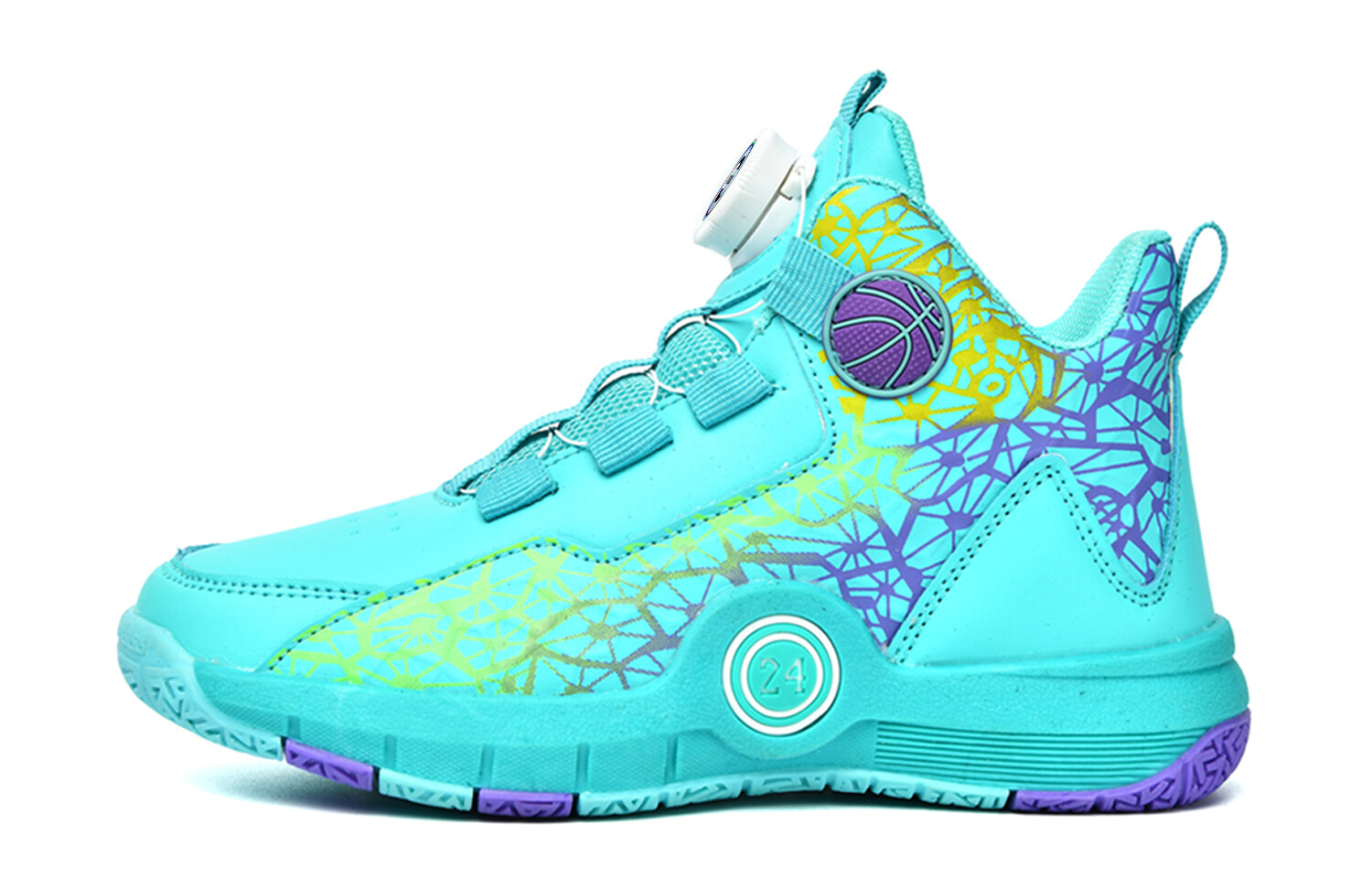 Кроссовки IMAU Kids Basketball Shoes Kids, цвет Aqua — фото 2