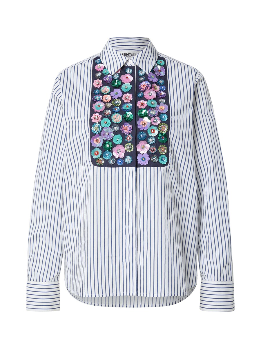 

Блузка Essentiel Antwerp, цвет Turquoise/Sapphire