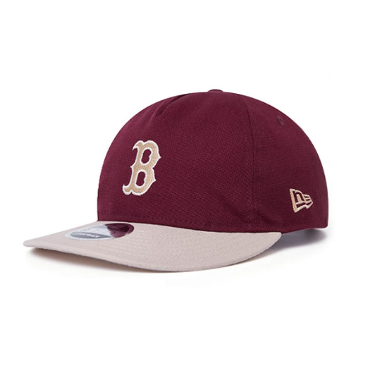 

New Era Хлопковая бейсболка унисекс розово-красная, Rose Red