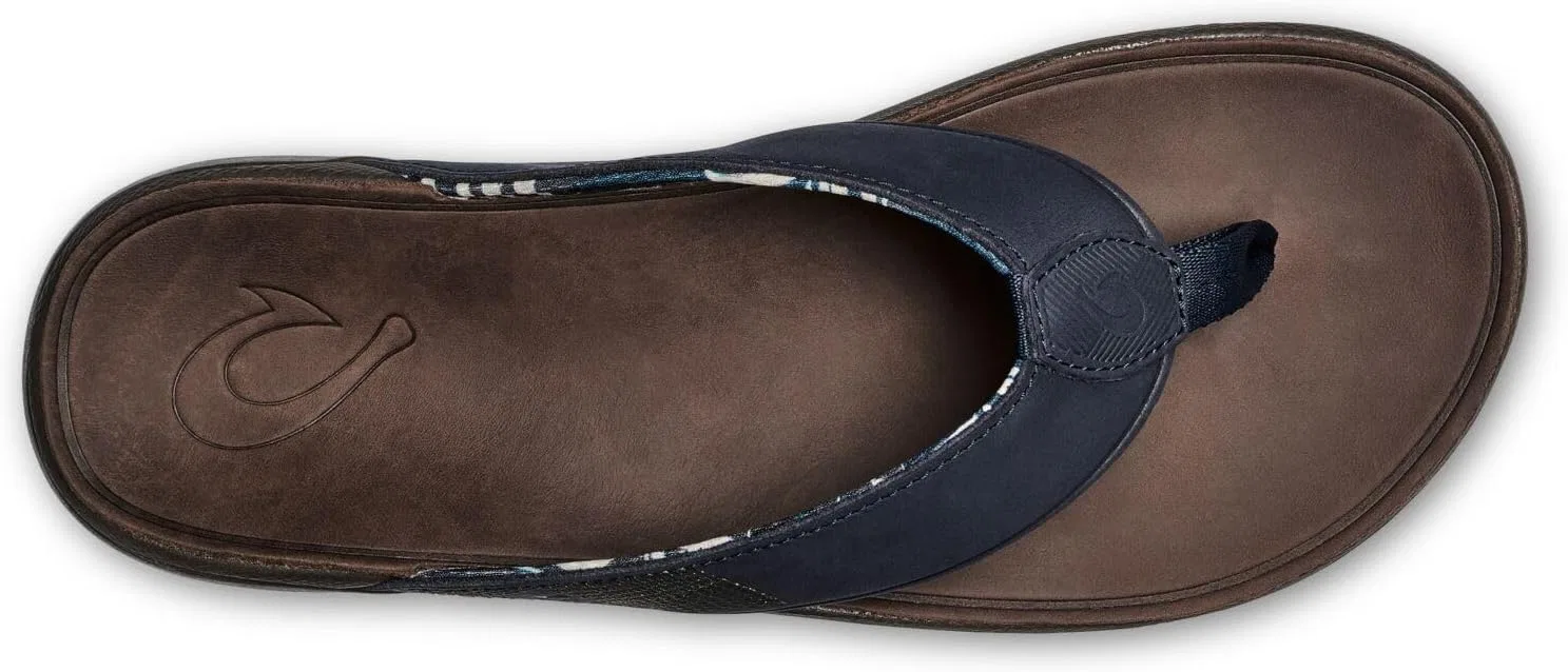 Сандалии водонепроницаемые OLUKAI Trench Blue/Dk Wood — фото 4