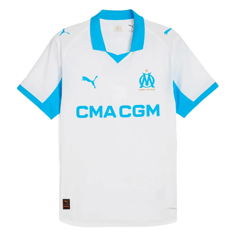 

Футболка с коротким рукавом Puma Olympique Marseille 25/26 home, белый