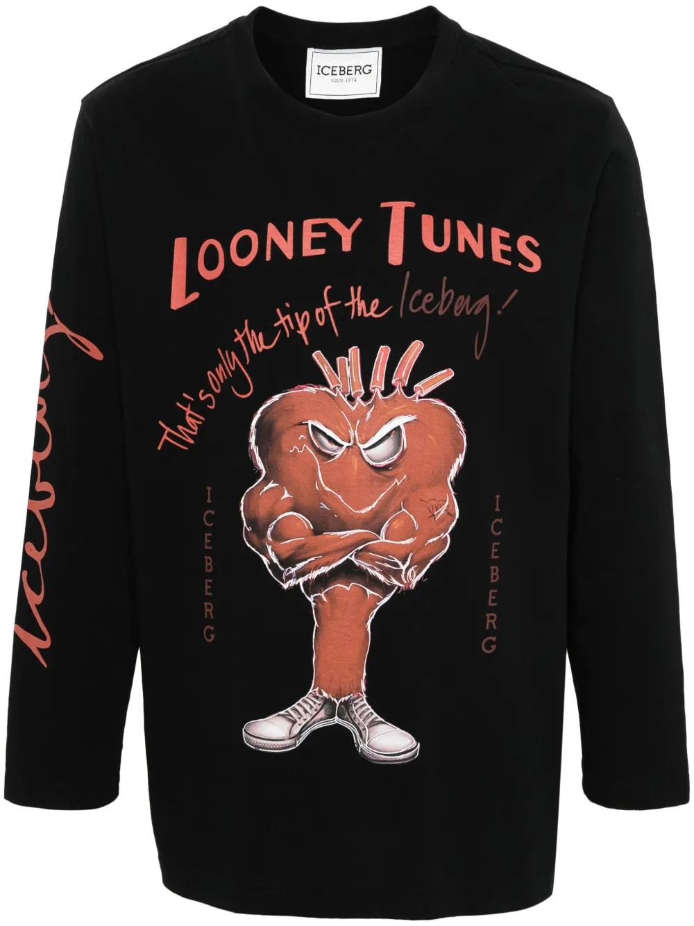 

Футболка с принтом Iceberg, черный