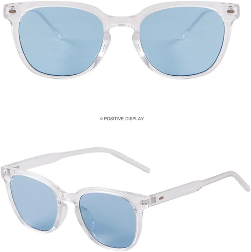 

Солнцезащитные очки с защитой UV400 | Маленькая оправа, линзы конфетного цвета | Для женщин и мужчин, для занятий спортом на открытом воздухе и вождения DSVIGF, 01