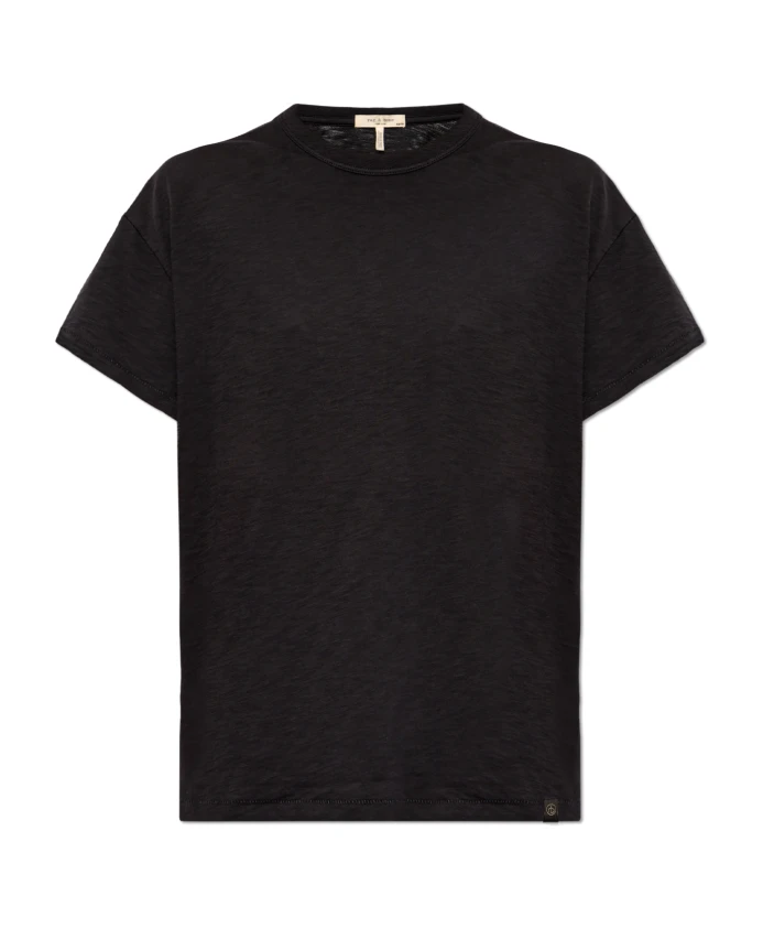

Футболка из хлопка пима Rag & Bone, черный