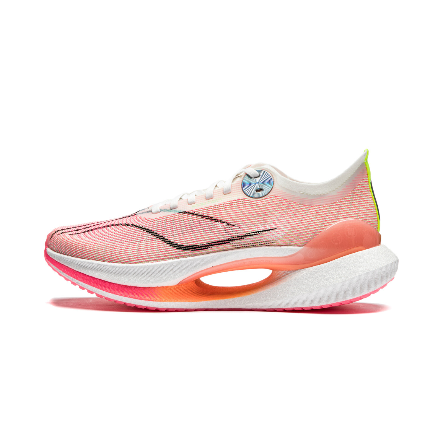 

ПОДКЛАДКА Absolute Shadow 2.0 Кроссовки Мужчины Li Ning, Milky white/fluorescent rose pink