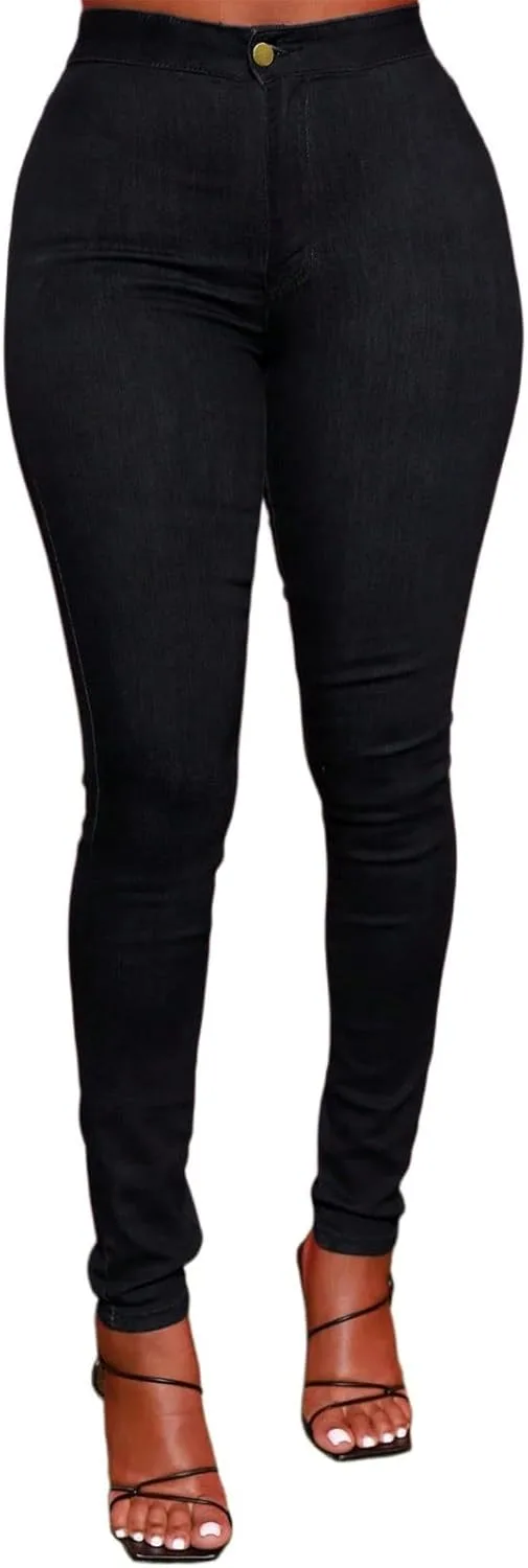 

Скинни джинсы для женщин High Waisted с эффектом подтяжки hayudier