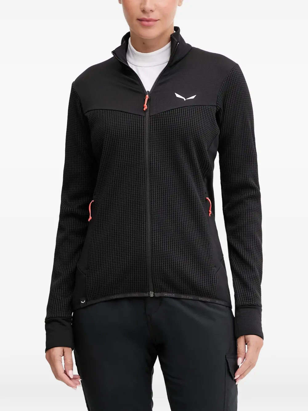 

Фактурная куртка на молнии Salewa, черный