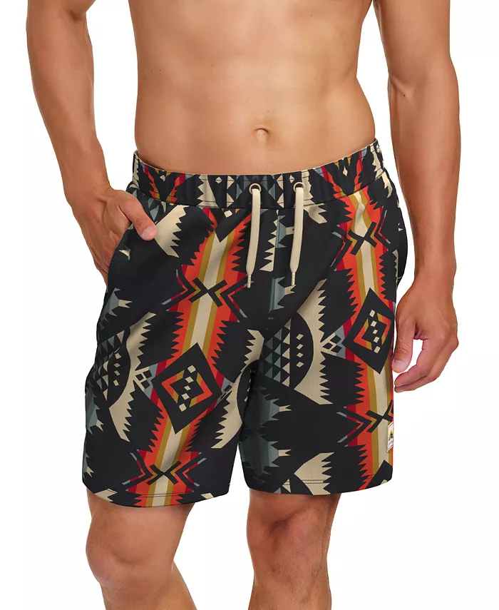 

Мужские плавки с принтом 7" Packable Swim Trunk Pendleton, синий