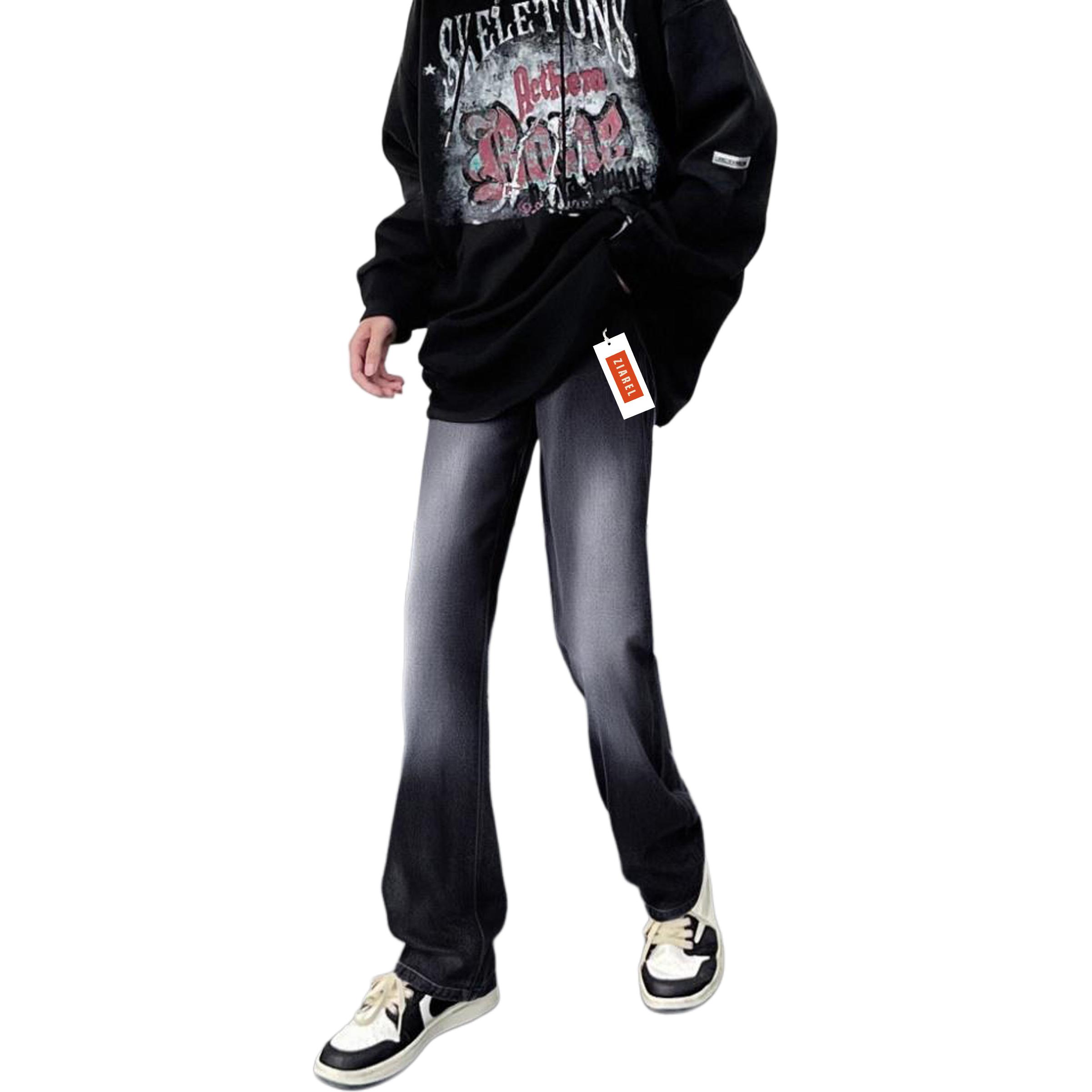 

Джинсы Unisex Moderate Straight Fit ZIAREL, черный серый