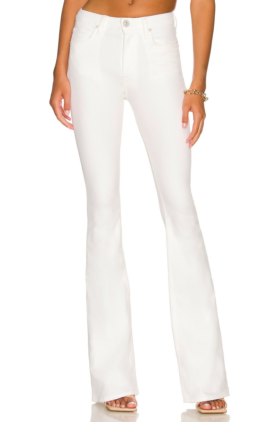 

Джинсы Hudson Jeans Holly High Rise Flare, цвет White Horse