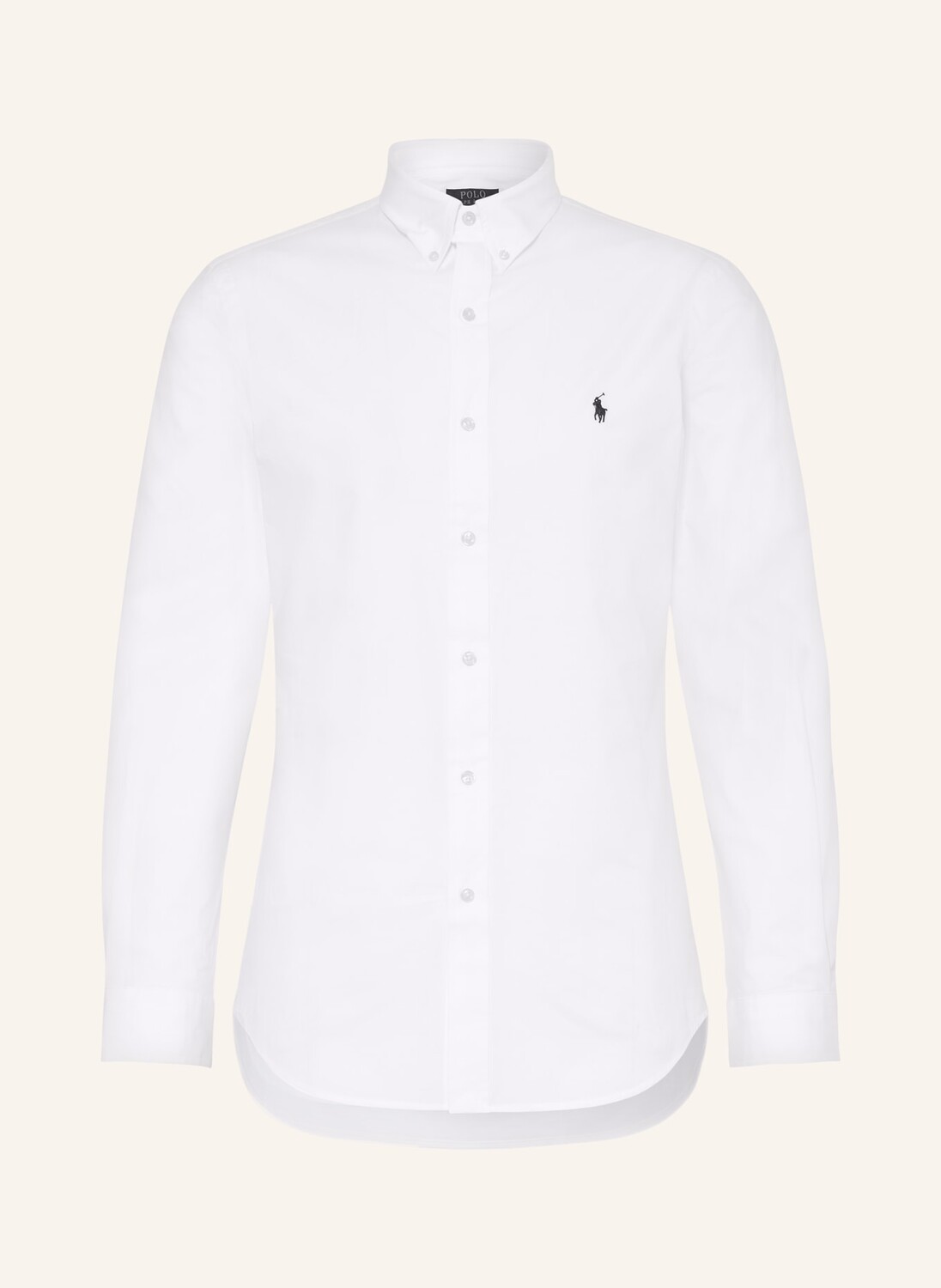 

Рубашка узкого кроя Polo Ralph Lauren, белый