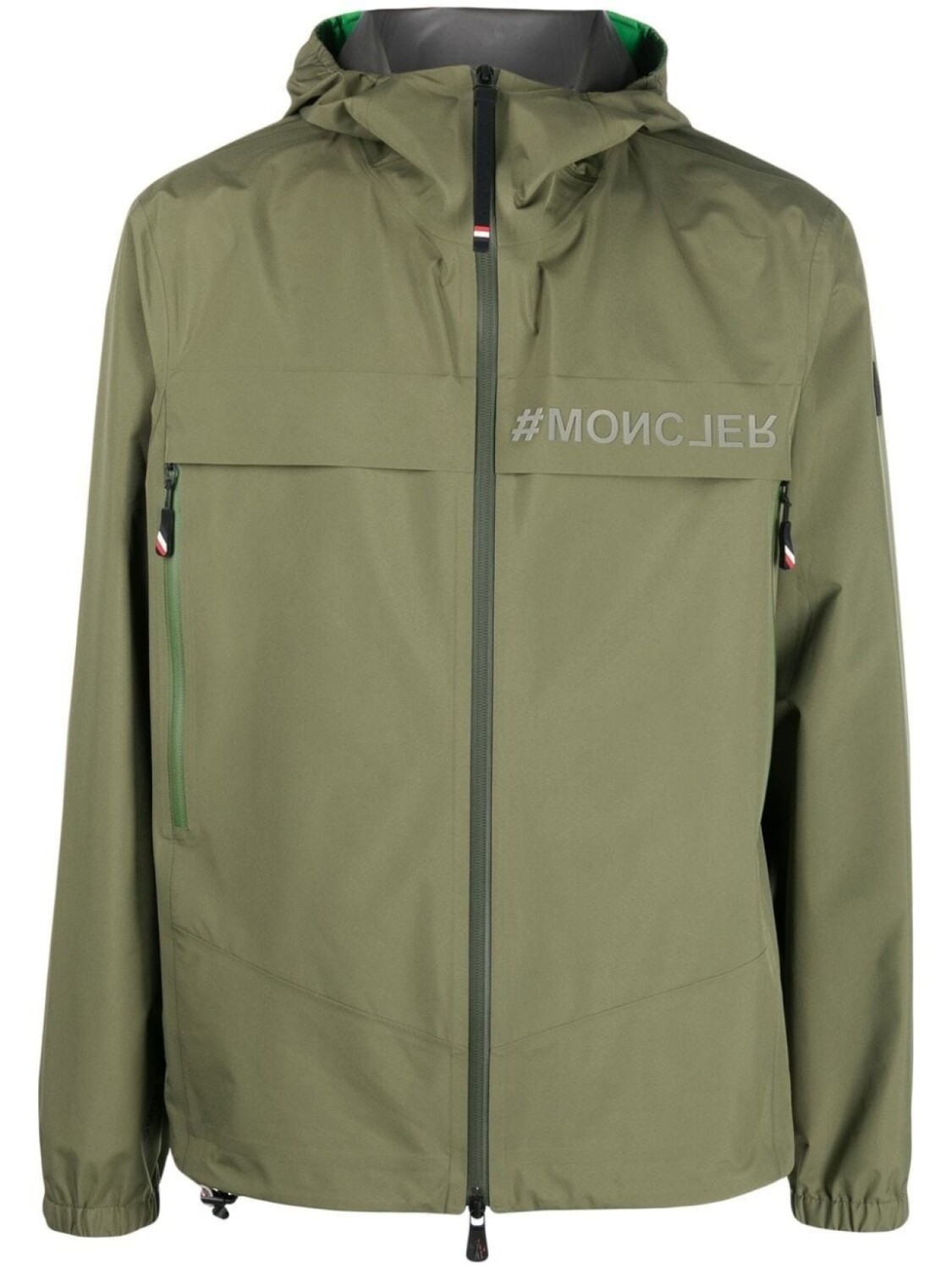 

Moncler Grenoble куртка с логотипом, зеленый