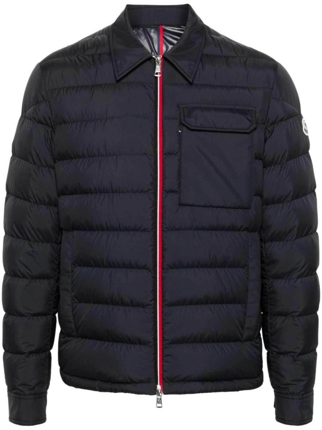 

Moncler пуховик Fazzon, синий