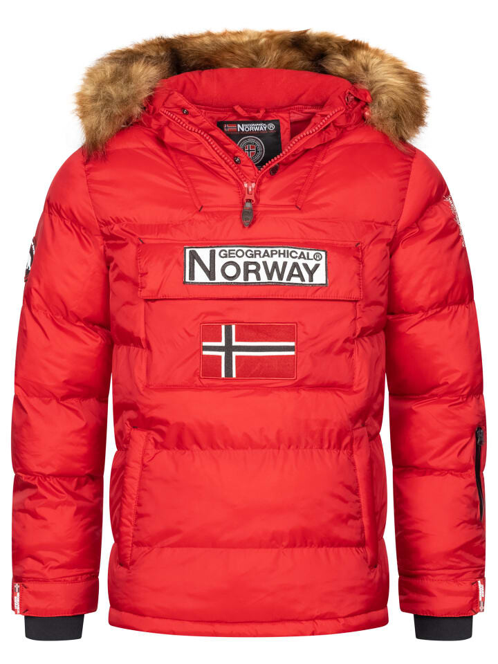 

Зимняя куртка Geographical Norway Windbreaker, красный