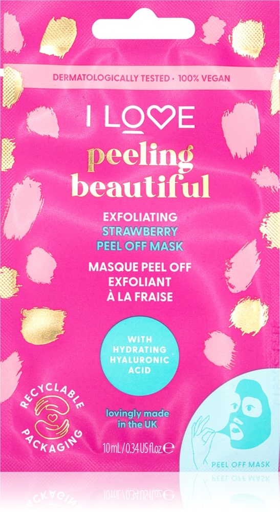 

Пилинг-Маска для лица с отшелушивающим эффектом I Love, 10 мл