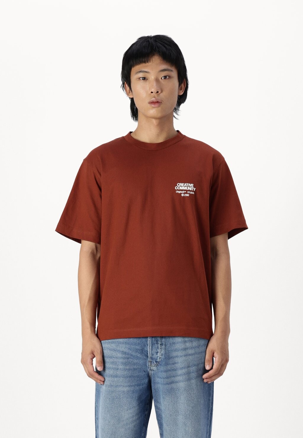 

Футболка с принтом JORNOHO TEE Jack & Jones, коричневый