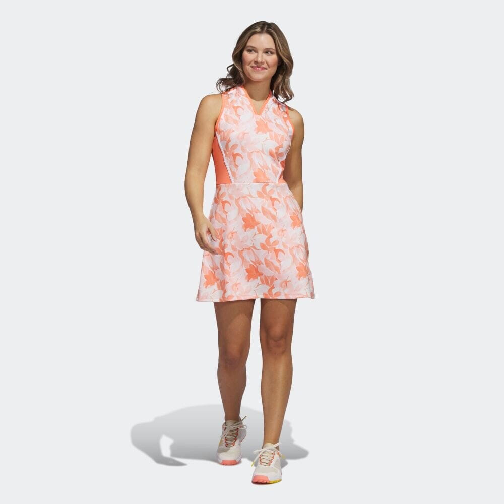 

Платье Adidas Energy Flower Print Sleeveless Dress, цвет Coral Fusion