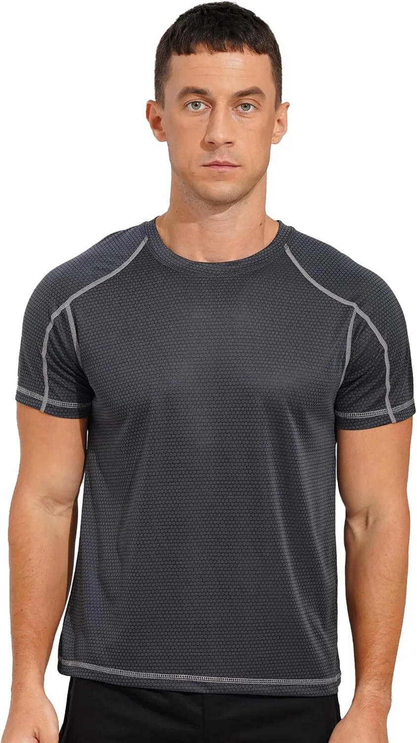 

Мужская футболка для плавания с коротким рукавом Quick Dry Yhong