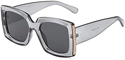 

Ретро классические квадратные солнцезащитные очки для женщин, модные очки с градиентным зеркальным покрытием, защита от УФ-излучения UV400, винтажные солнцезащитные очки для мужчин MTZJH, Gray