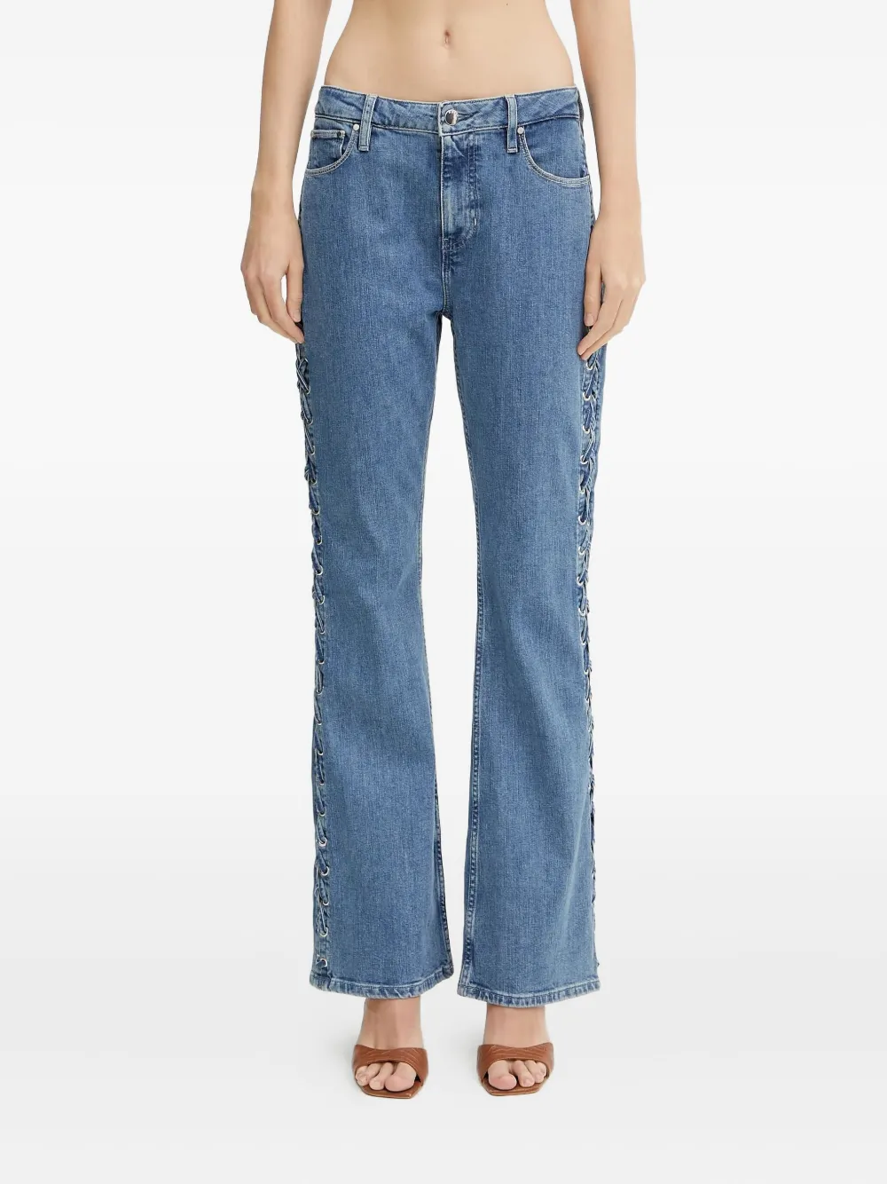 

Джинсы со шнуровкой GUESS USA, синий