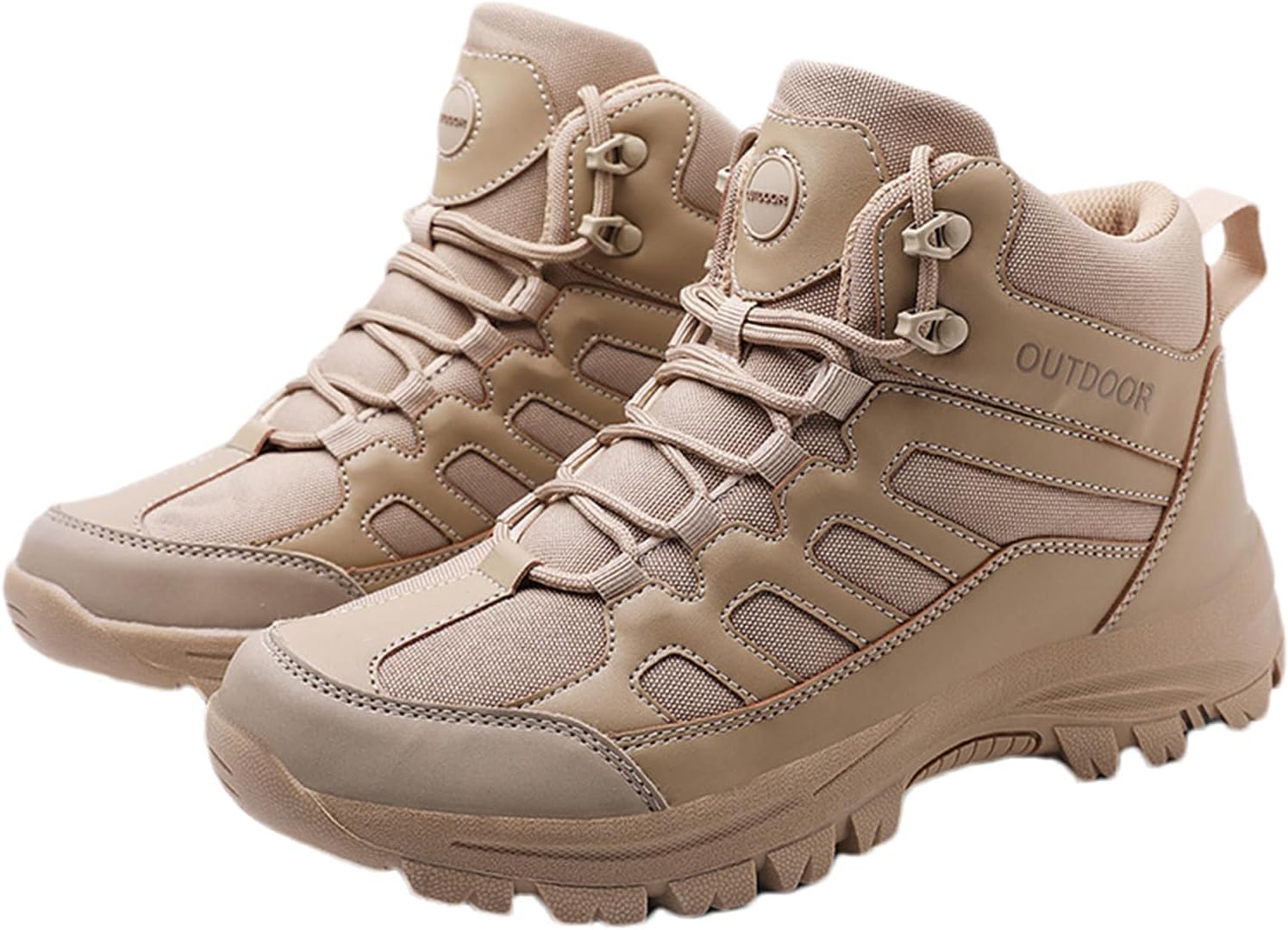 

Мужские водонепроницаемые походные ботинки, легкие ботинки, тактические военные ботинки, прочные боевые ботинки, подходят для тактики, военной службы, боя, охоты и т.д Lzyjckh, Sand 42 EU