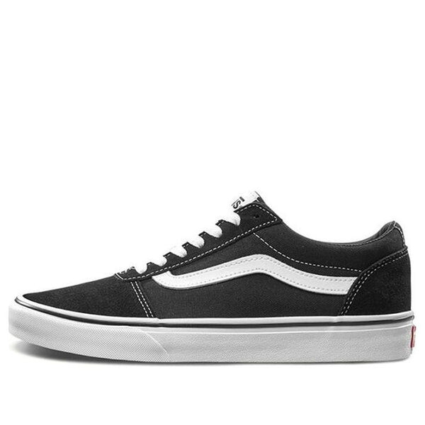 

Кроссовки ward suede canvas 'black white' Vans, черный