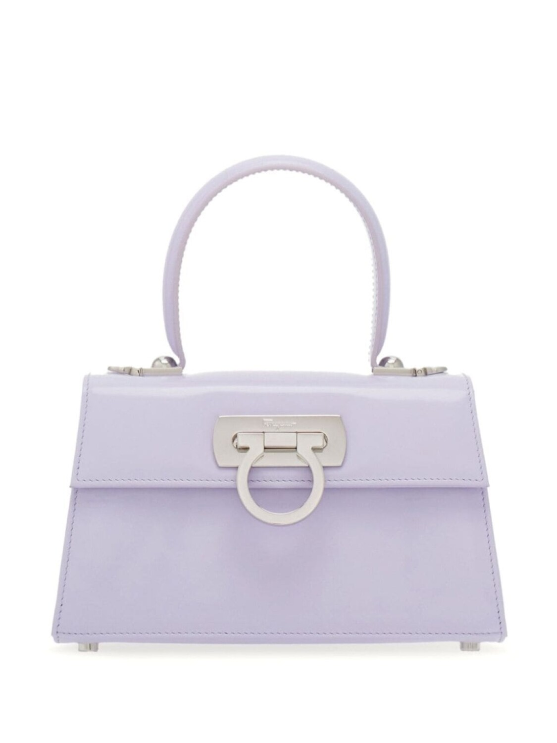 

Ferragamo лакированная сумка-тоут Iconic, фиолетовый
