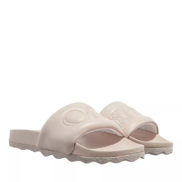 

Туфли bookish leather sponge slider nude Off-White, бежевый