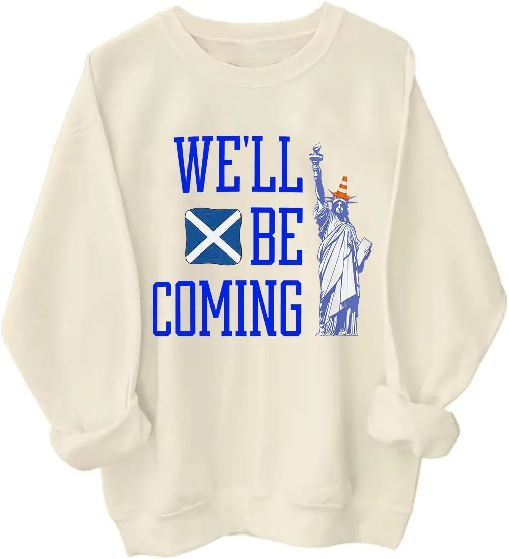 

Толстовка с принтом Scotland We'll Be Coming