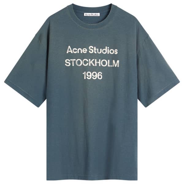 

Футболка с коротким рукавом Exford 1996 года Acne Studios, синий