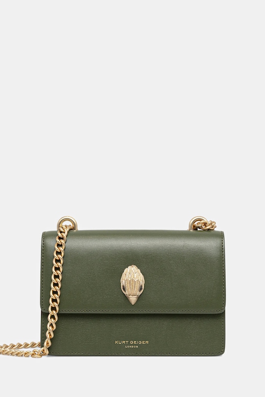 

Кожаная сумка Shoreditch Kurt Geiger London, зеленый