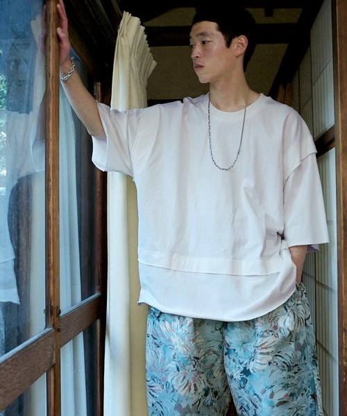 

Футболка укороченная свободного кроя с коротким рукавом Air Tokyo, кремовый