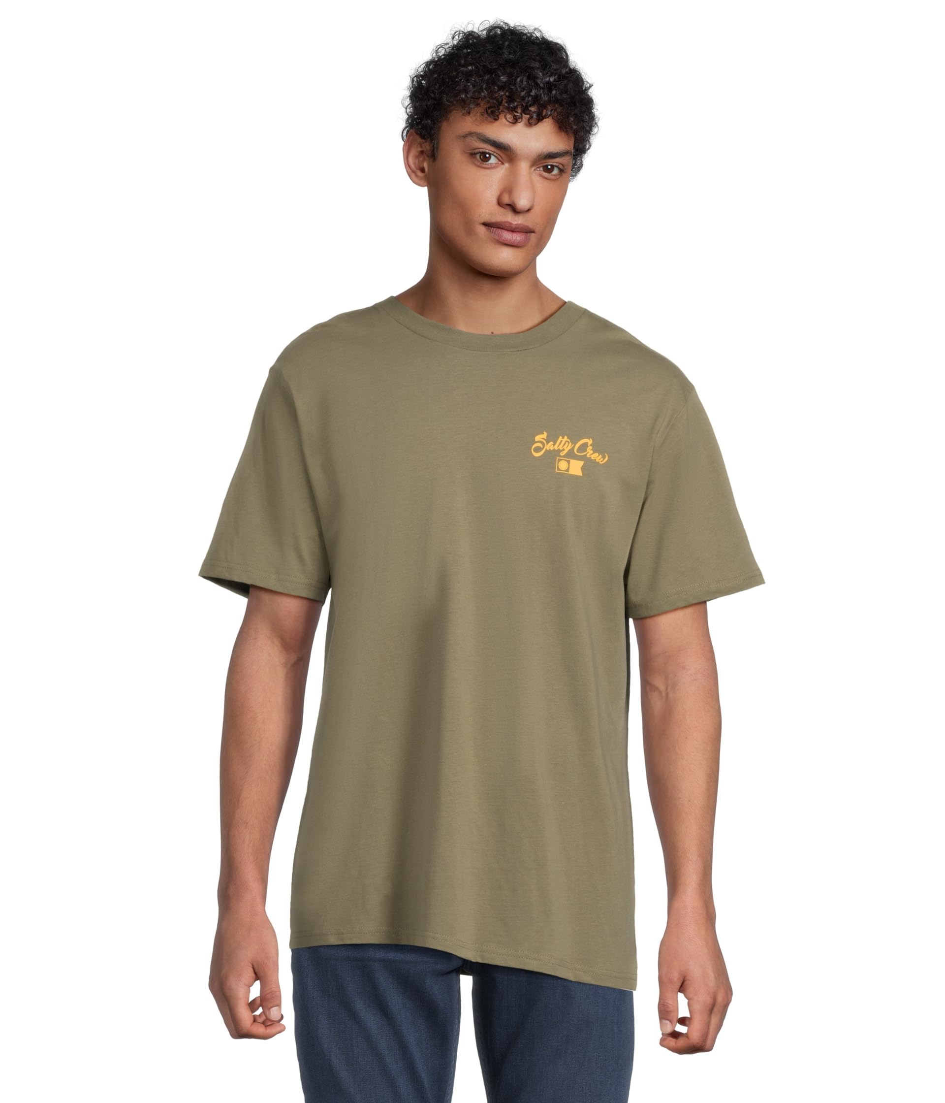 

Футболка Salty Crew Bruce Short, цвет Dusty Olive