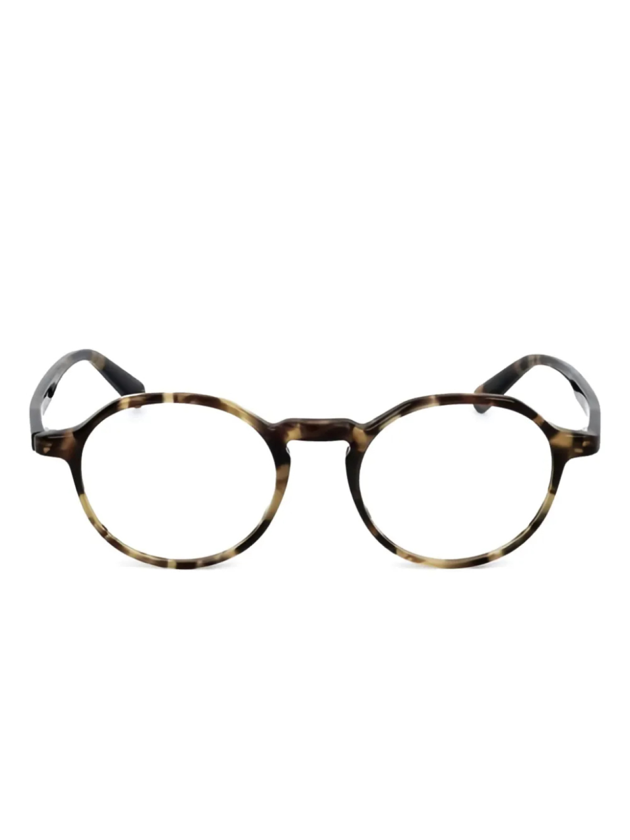 

Очки в круглой оправе Moncler Eyewear, черный