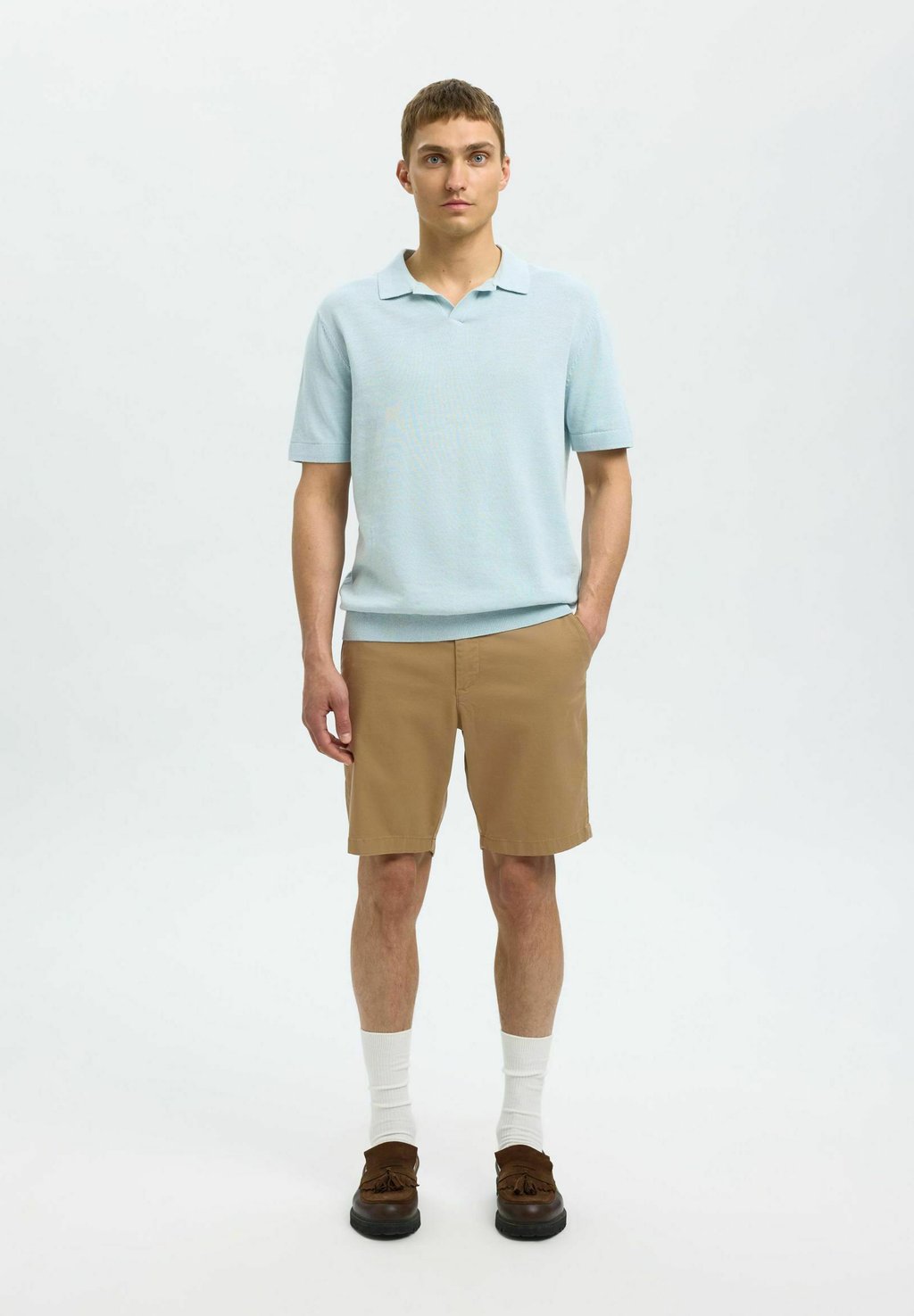 

Шорты SLHSLIM MILES FLEX Selected Homme, коричневый
