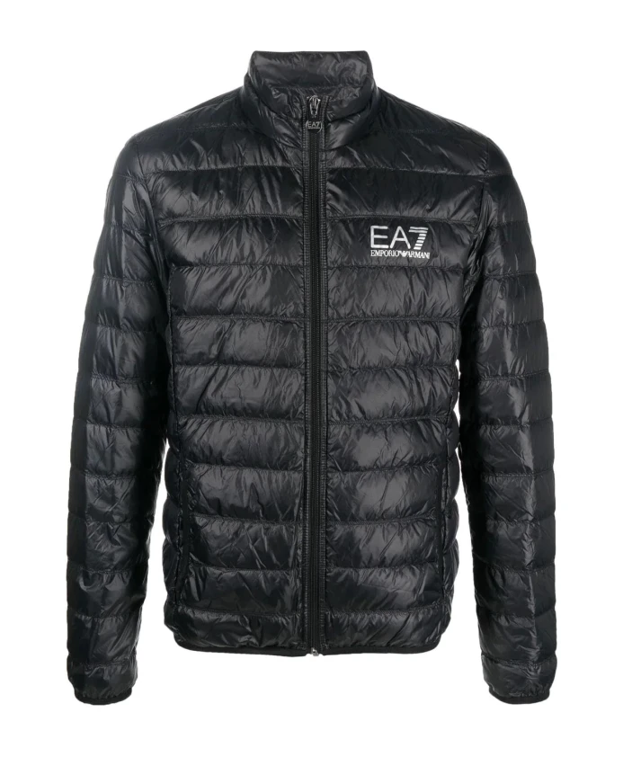 

Черная повседневная куртка из утиного пуха Emporio Armani Ea7, черный