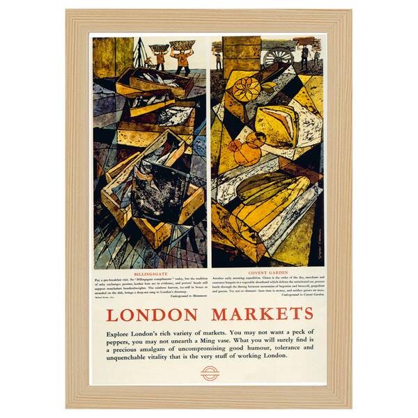 

Рамка для фотографий LegendArte Poster 1961 Markets цвет eiche
